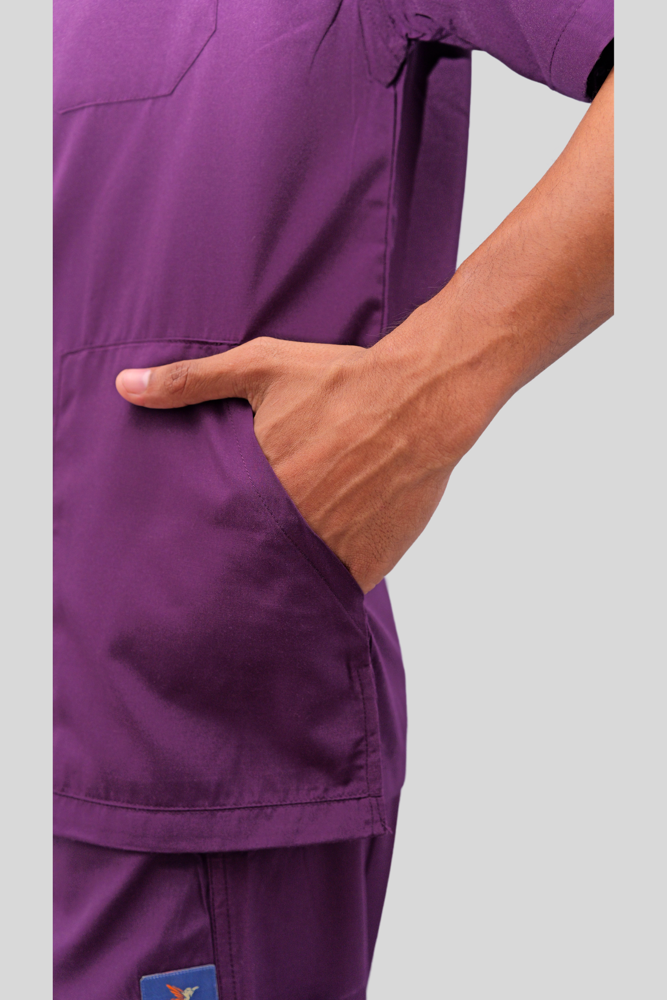 Smart Men's Scrubs - Wine