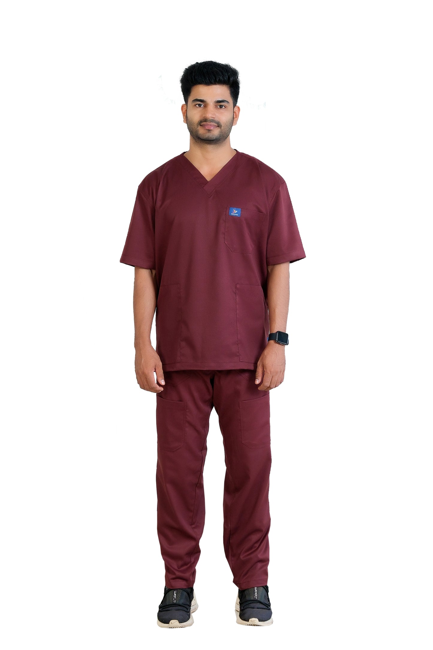 Vintage Men's Scrubs - Maroon