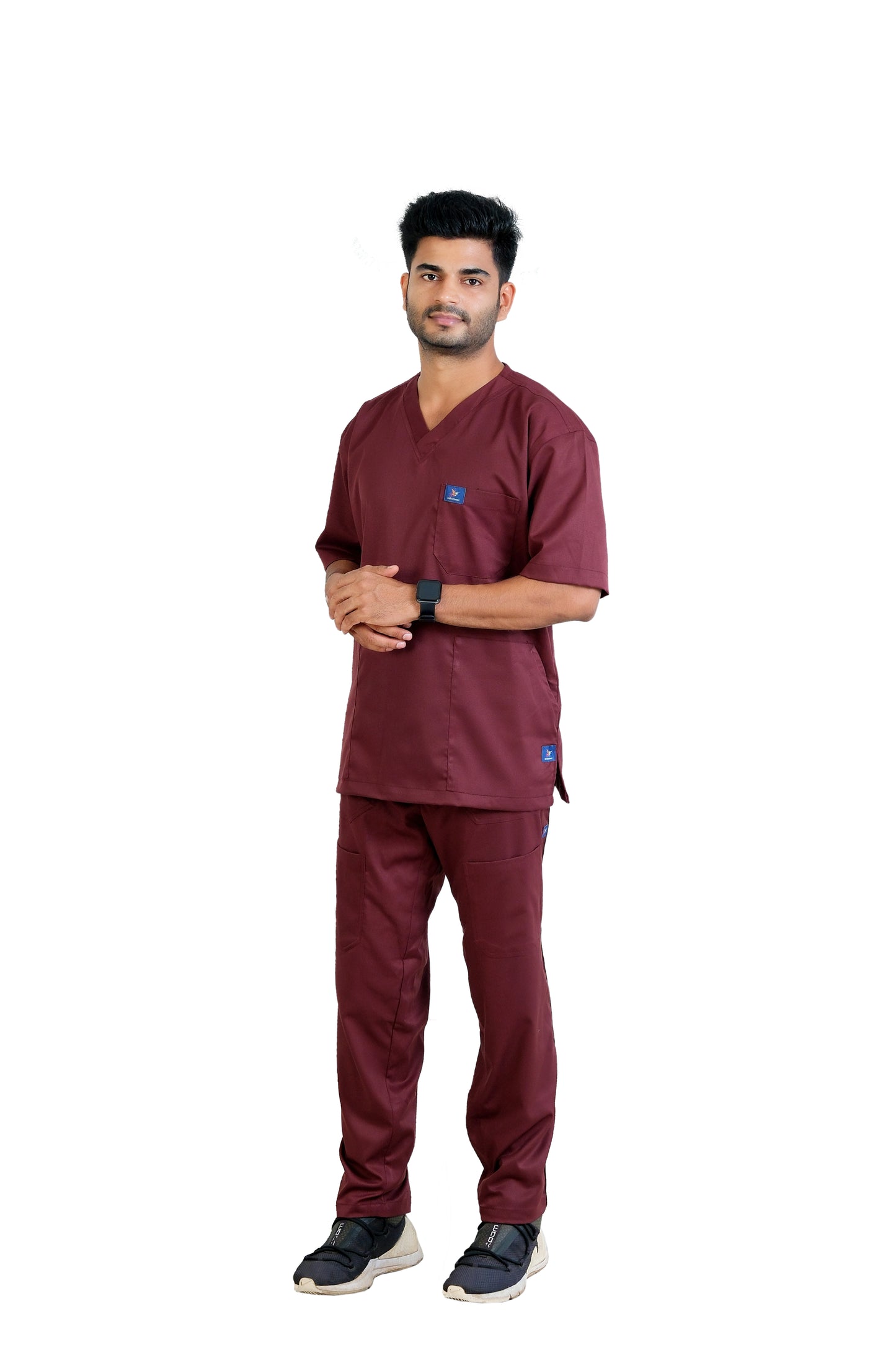 Vintage Men's Scrubs - Maroon