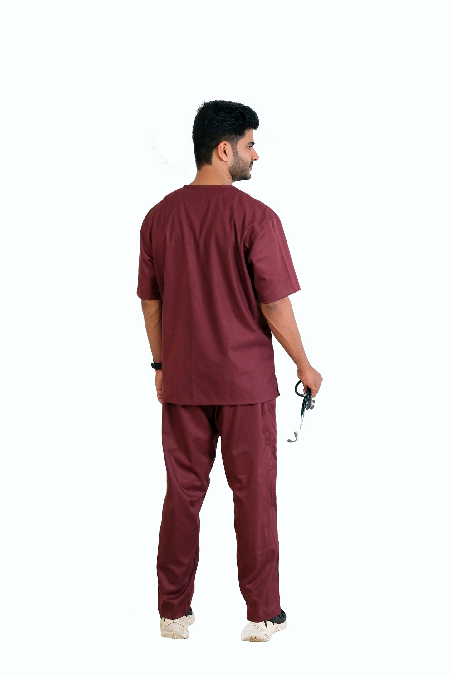 Vintage Men's Scrubs - Maroon
