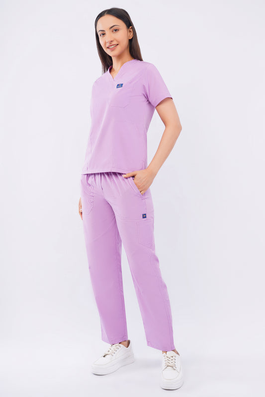 Smart Women's Scrubs - Lavender