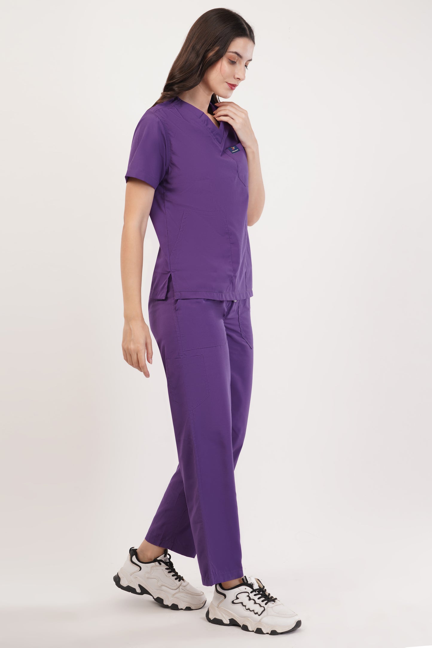 Smart Women's Scrubs - Purple