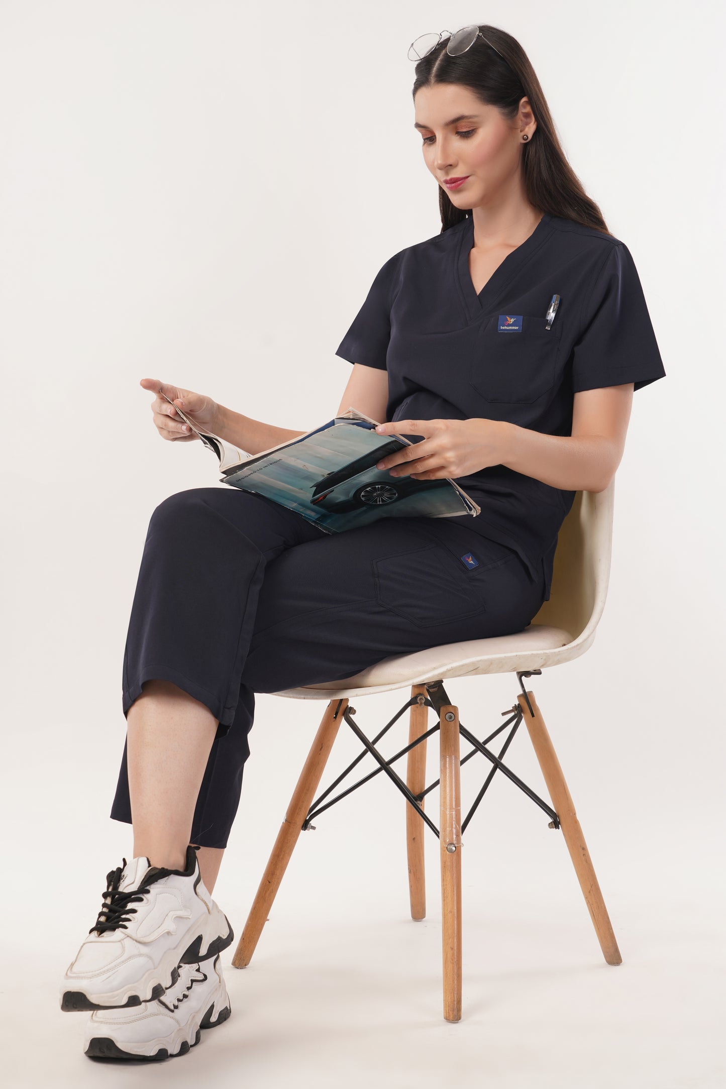 Nova (Stretch) Women's Scrubs - Midnight Blue