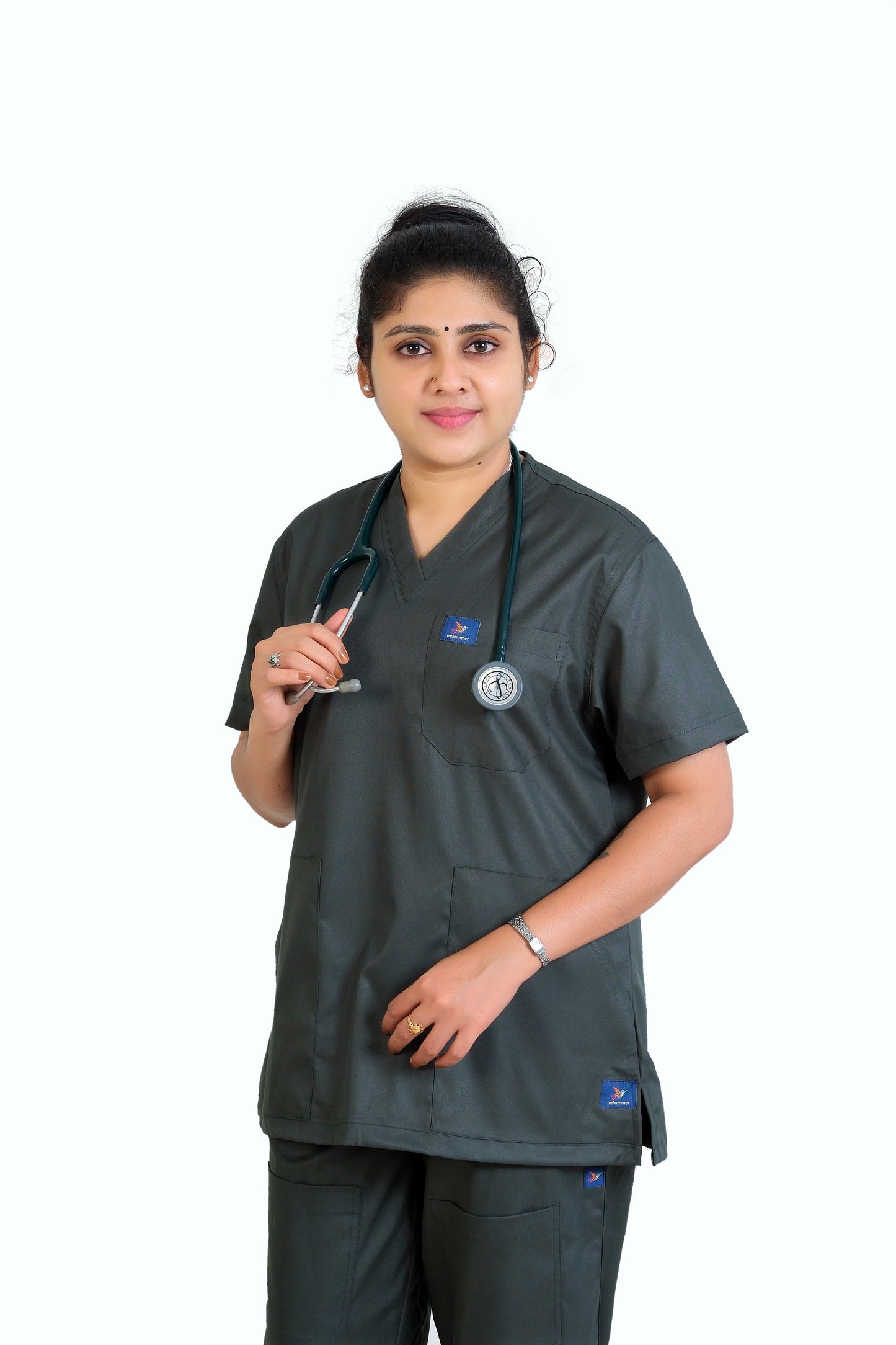 Vintage Women's Scrubs - Army Green