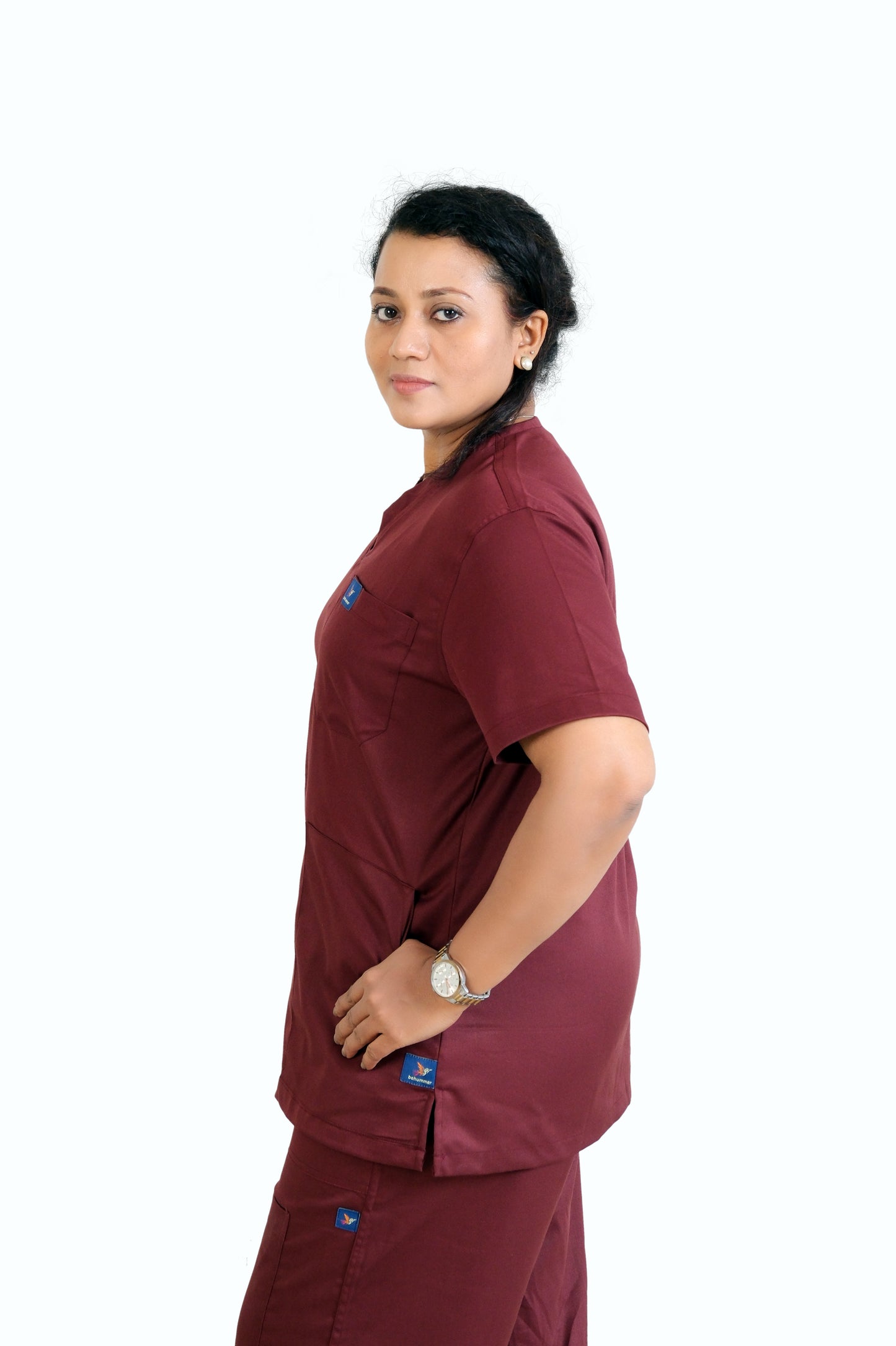 Vintage Women's Scrubs - Maroon