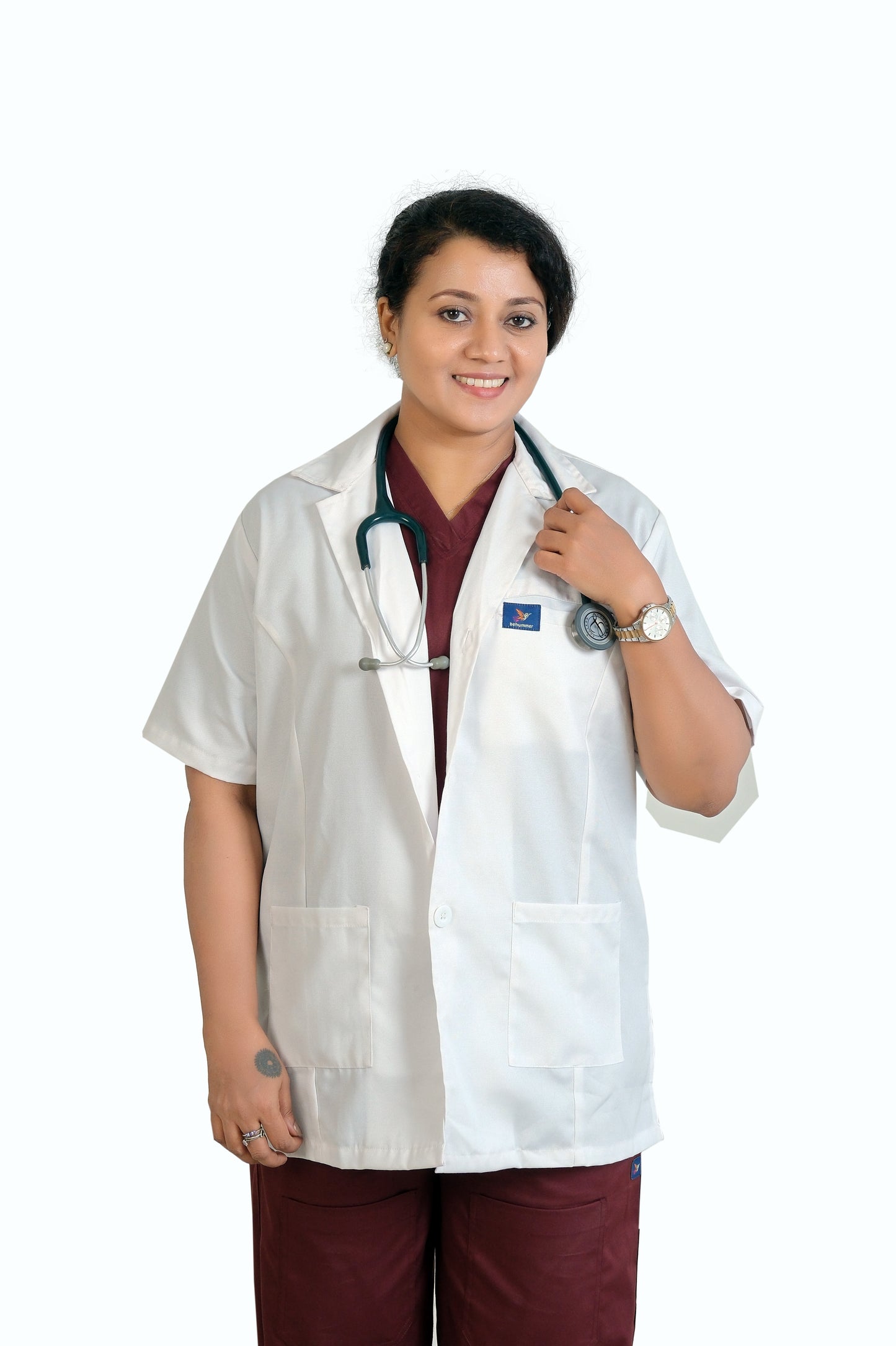 Vintage Lab Coat Apron for Women