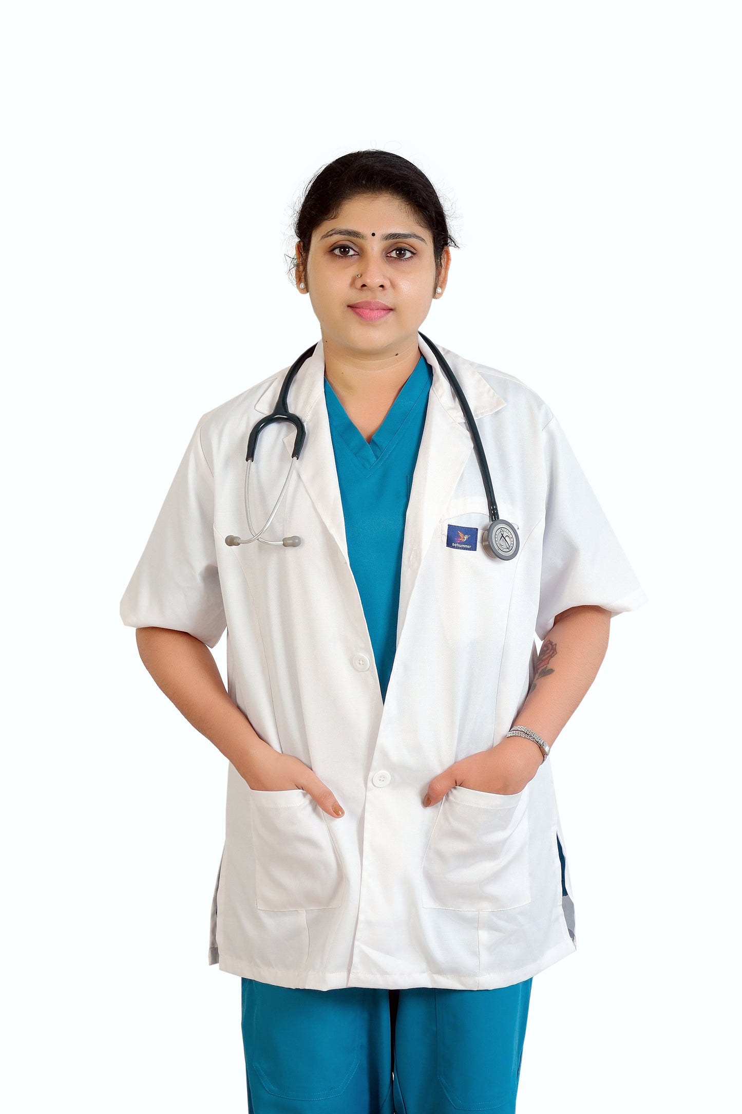 Vintage Lab Coat Apron for Women