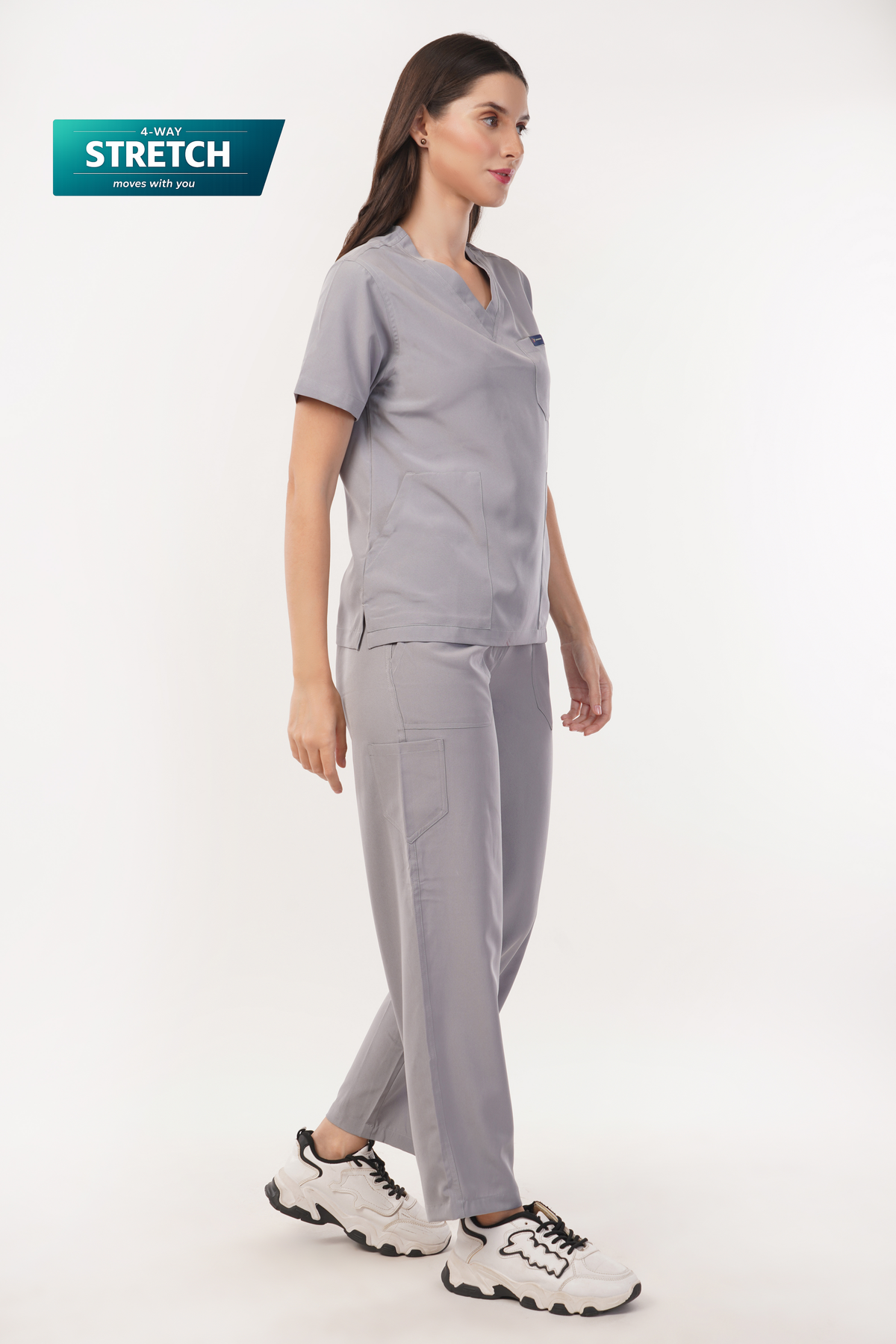 Nova (Stretch) Women's Scrubs - Gray