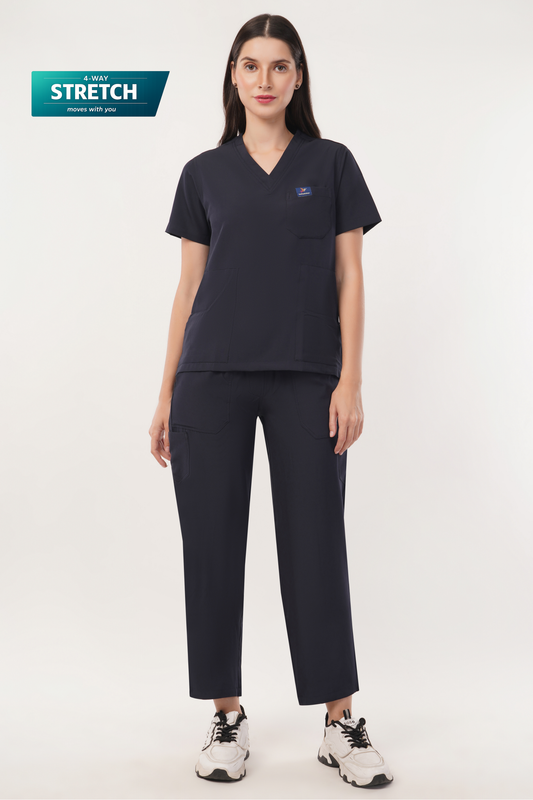 Nova (Stretch) Women's Scrubs - Midnight Blue