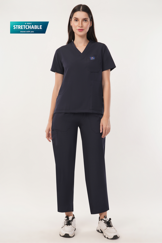 Nova (Stretch) Women's Scrubs - Midnight Blue