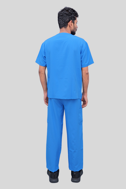 Nova (Stretch) Men's Scrubs - Bright Blue