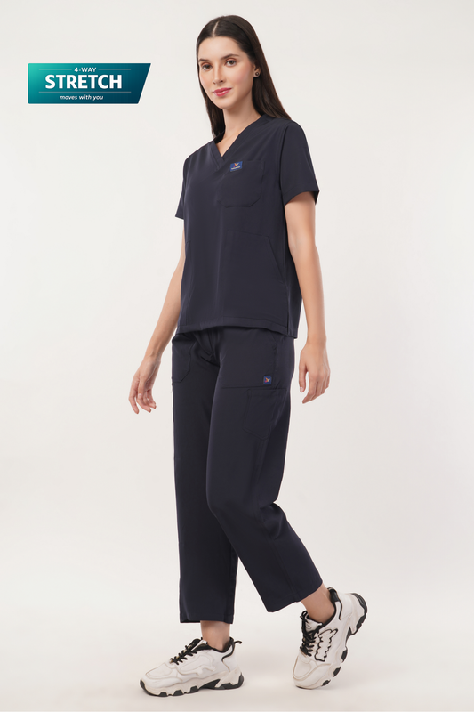 Nova (Stretch) Women's Scrubs - Midnight Blue