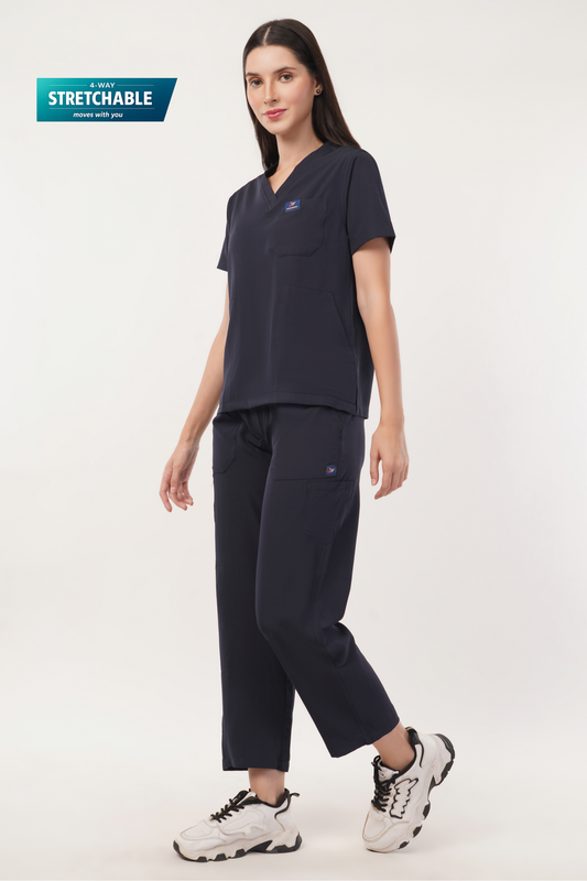 Nova (Stretch) Women's Scrubs - Midnight Blue