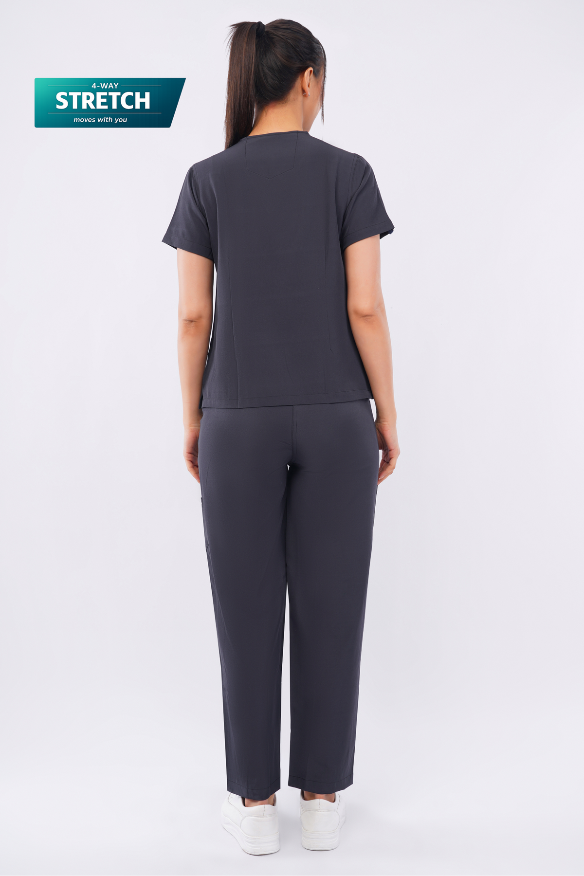 Nova (Stretch) Women's Scrubs - Dark Gray