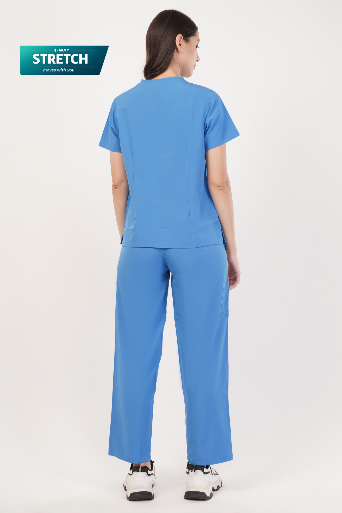 Nova (Stretch) Women's Scrubs - Bright Blue