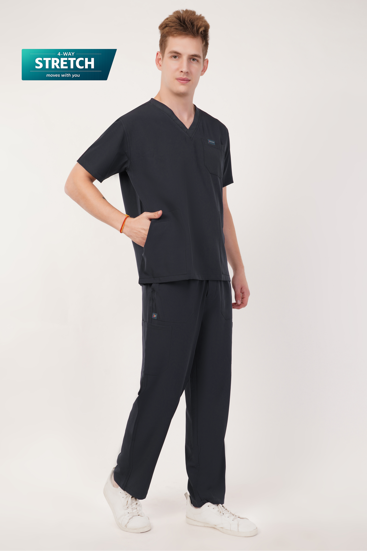 Nova (Stretch) Men's Scrubs Midnight Blue