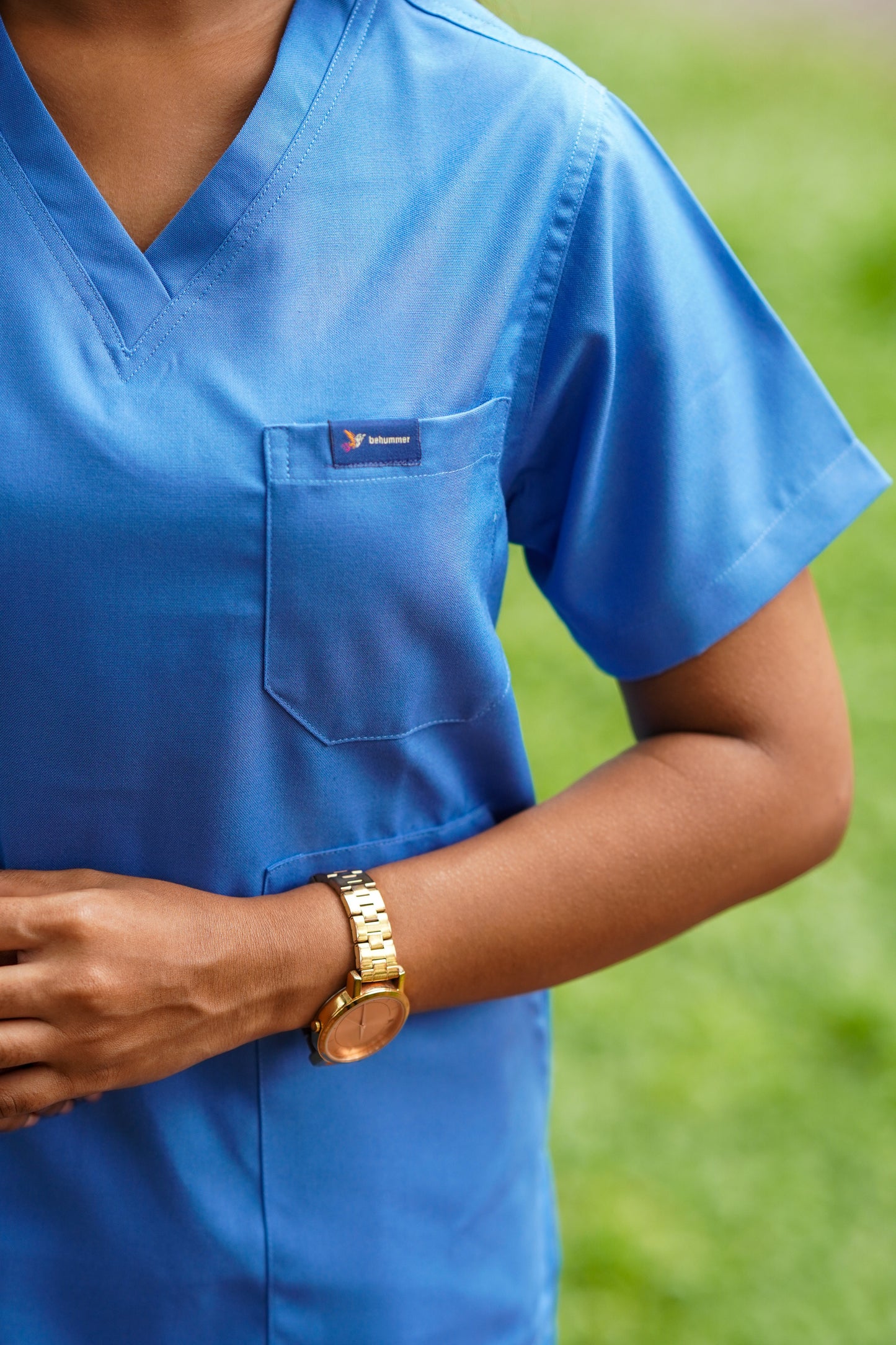 Smart Women's Scrubs - Light Blue