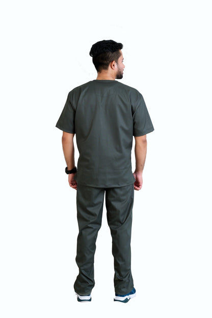 Vintage Men's Scrubs - Army Green