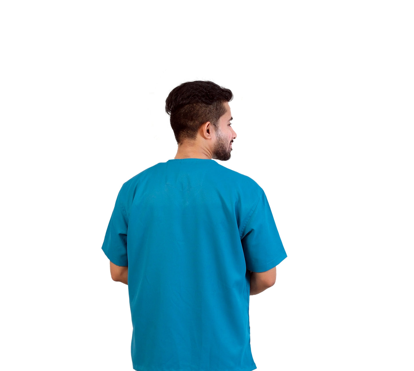 Vintage Men's Scrubs - Teal Blue