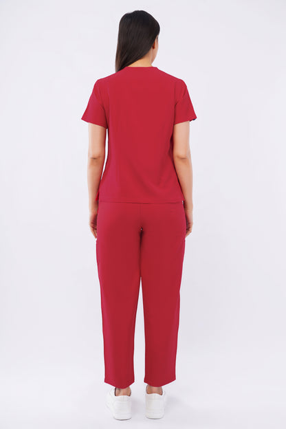 Nova (Stretch) Women's Scrubs - Flame Red