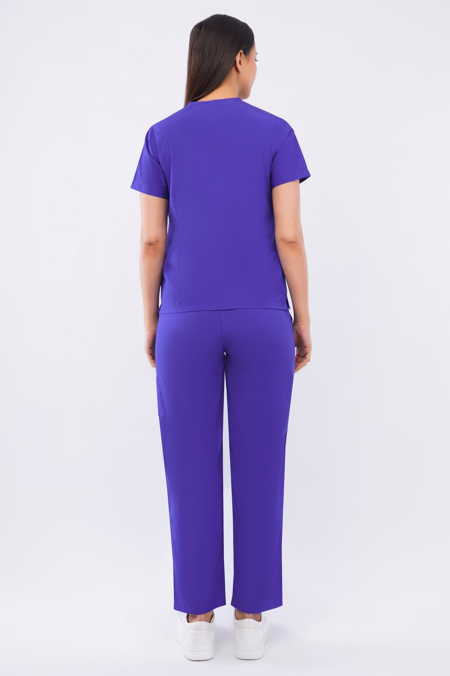 Smart Women's Scrubs - Galaxy Blue