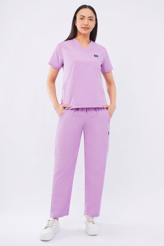 Smart Women's Scrubs - Lavender