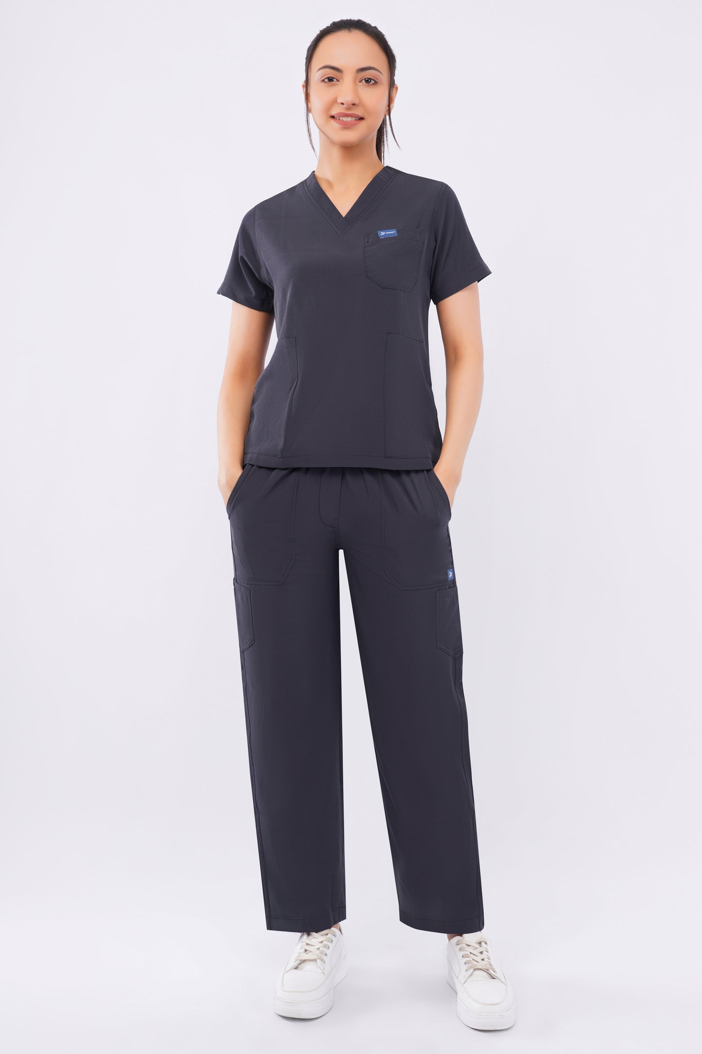 Nova (Stretch) Women's Scrubs - Dark Gray