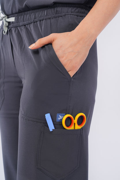 Nova (Stretch) Women's Scrubs - Dark Gray