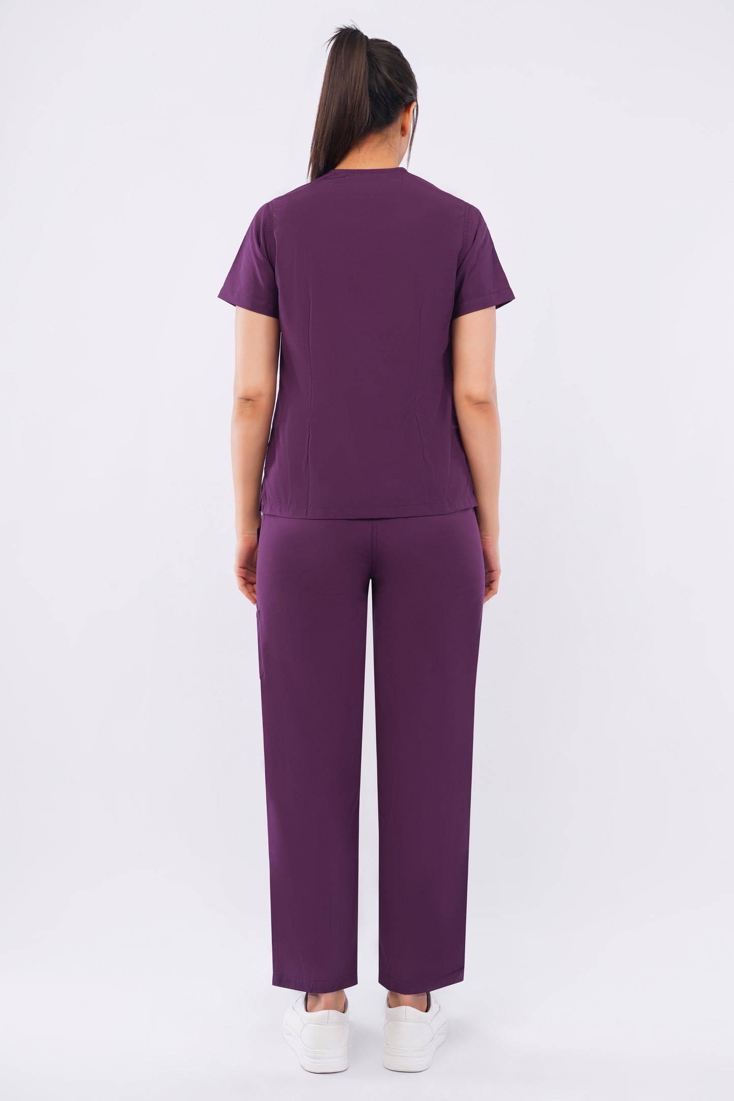 Smart Women's Scrubs - Wine