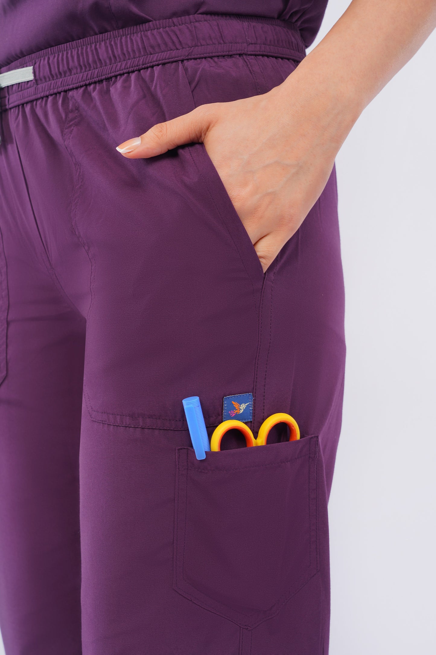 Smart Women's Scrubs - Wine