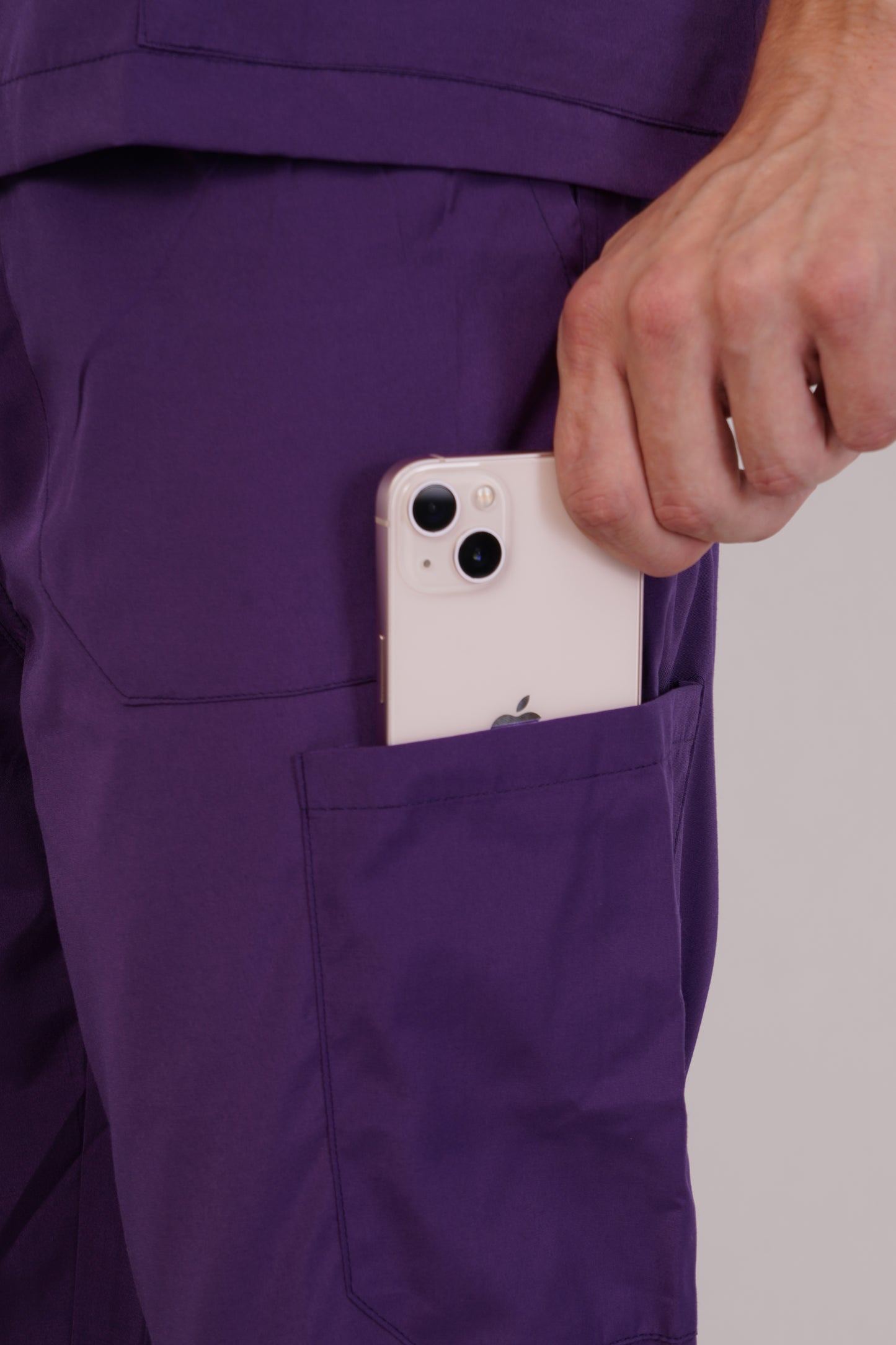 Smart Men's Scrubs Purple