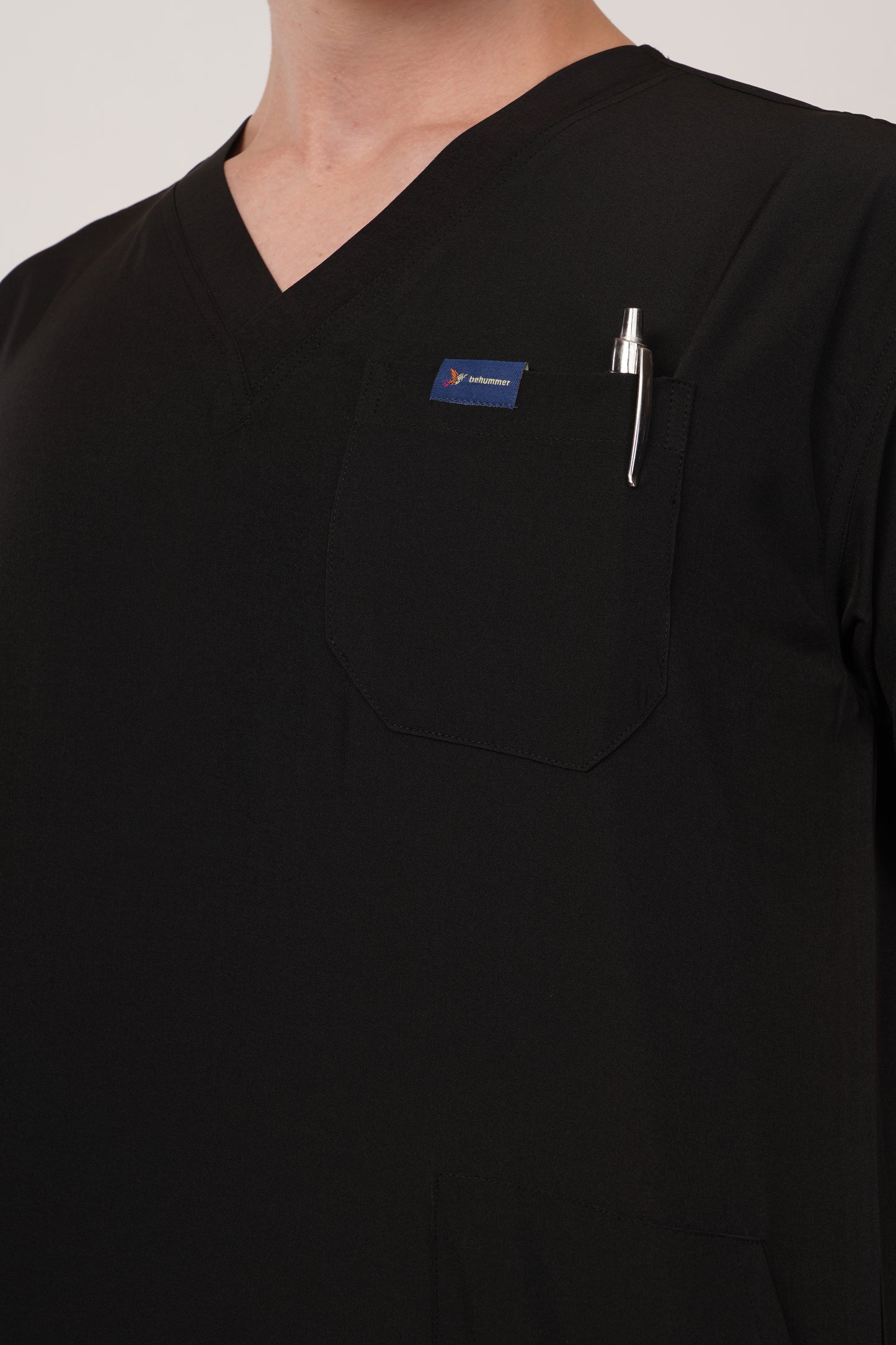 Nova (Stretch) Men's Scrubs Black