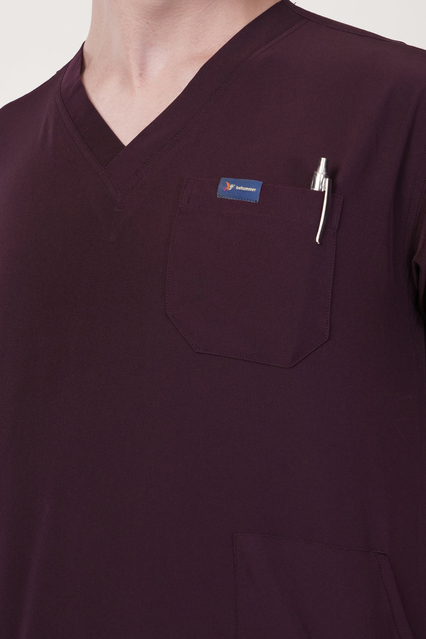 Nova (Stretch) Men's Scrubs Wine