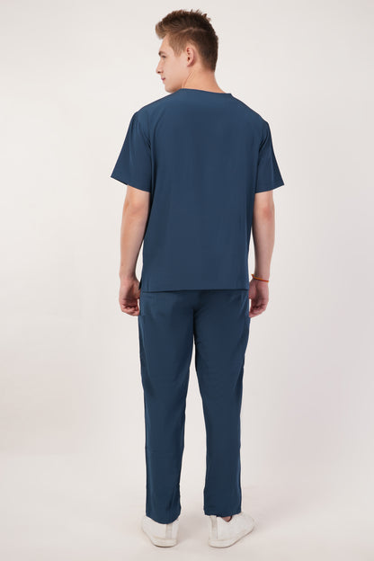 Nova (Stretch) Men's Scrubs - Peacock Blue