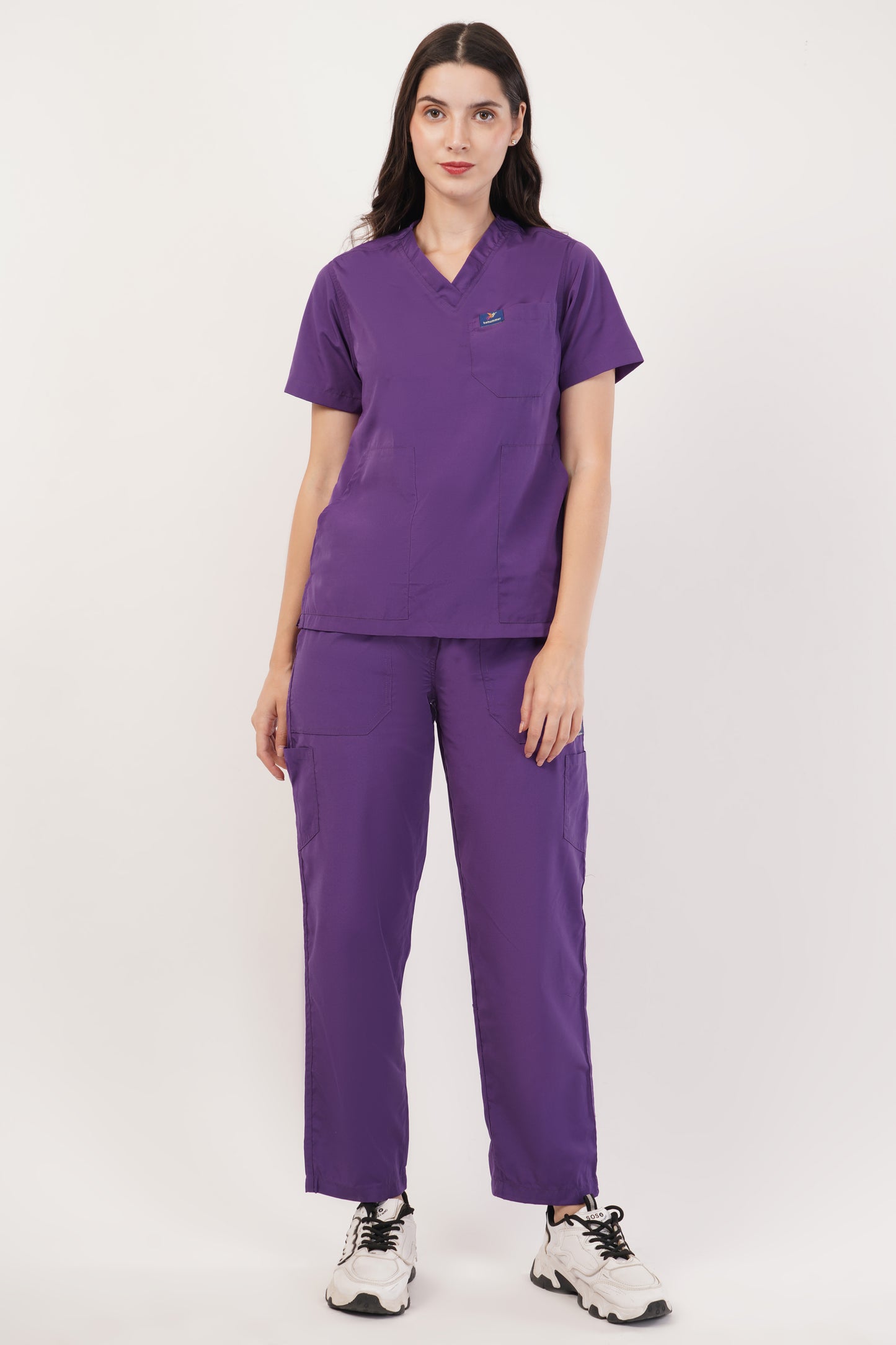 Smart Women's Scrubs - Purple