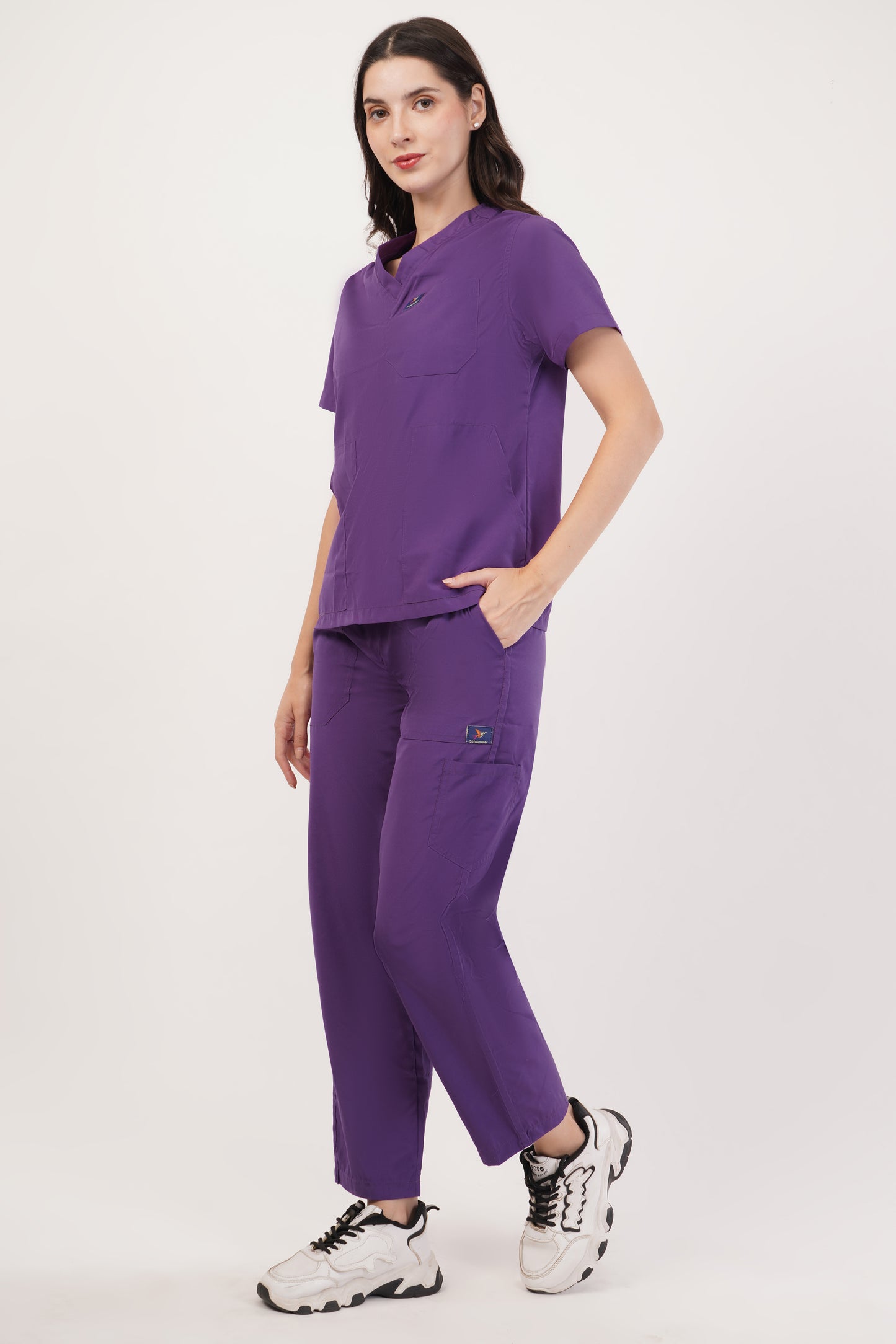Smart Women's Scrubs - Purple