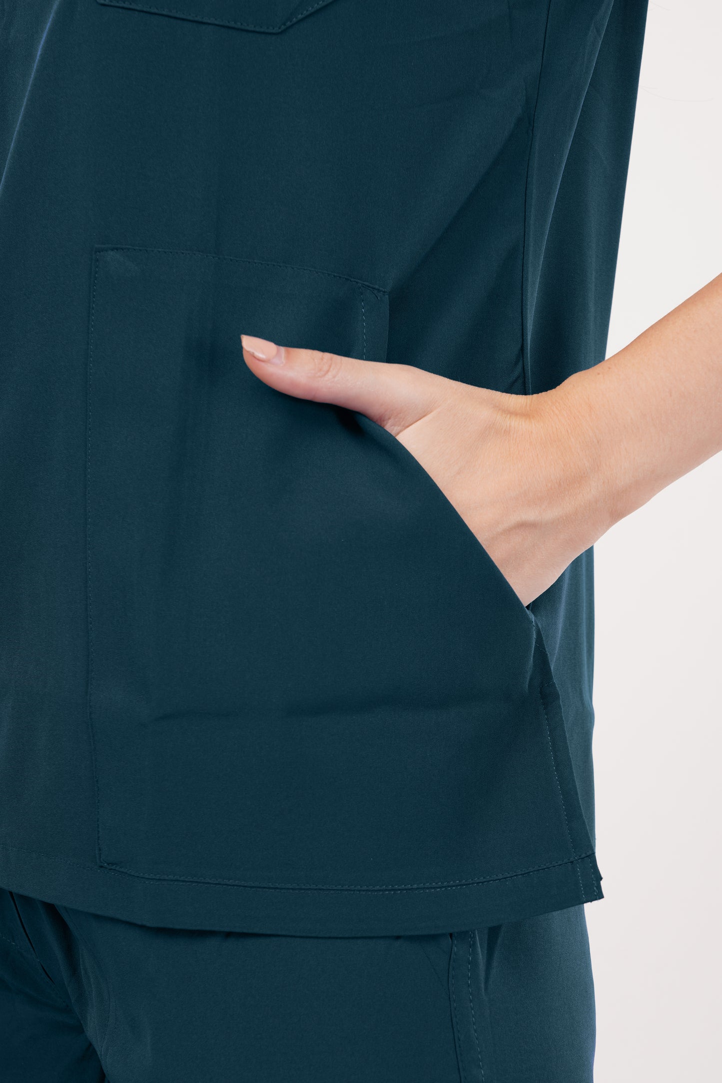 Smart Women's Scrubs - Peacock Blue