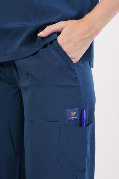 Nova (Stretch) Women's Scrubs - Peacock Blue