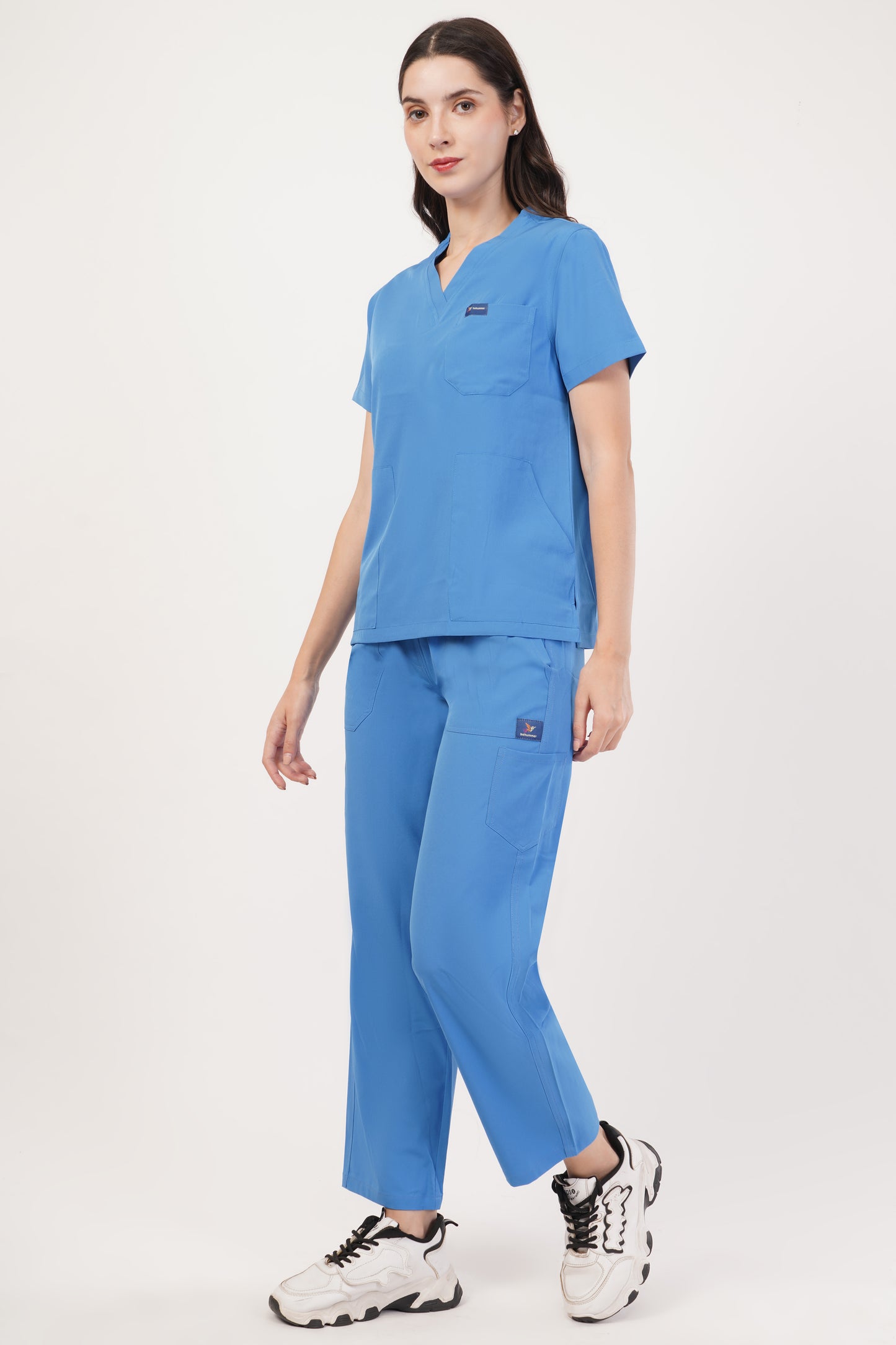 Nova (Stretch) Women's Scrubs - Bright Blue