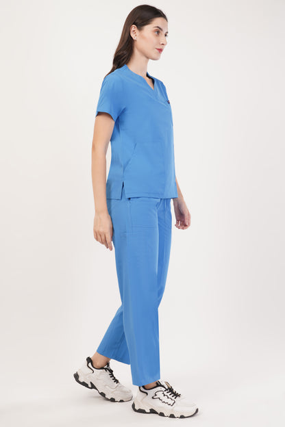 Nova (Stretch) Women's Scrubs - Bright Blue