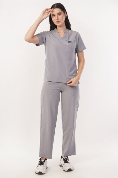 Nova (Stretch) Women's Scrubs - Gray