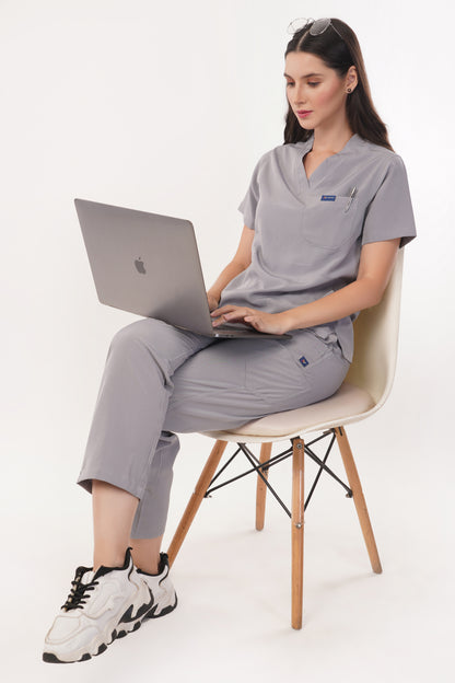 Nova (Stretch) Women's Scrubs - Gray