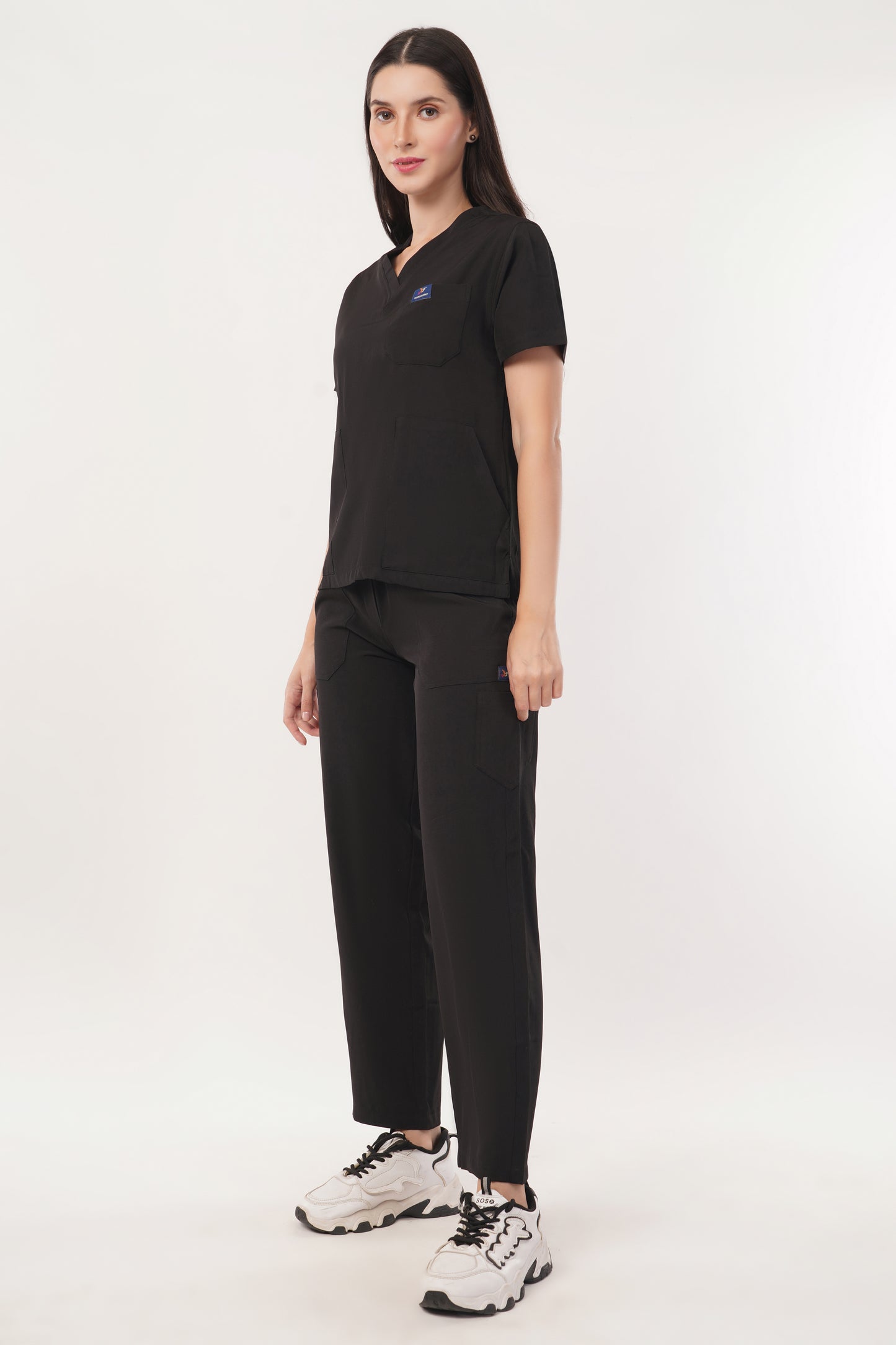 Nova (Stretch) Women's Scrubs -Black