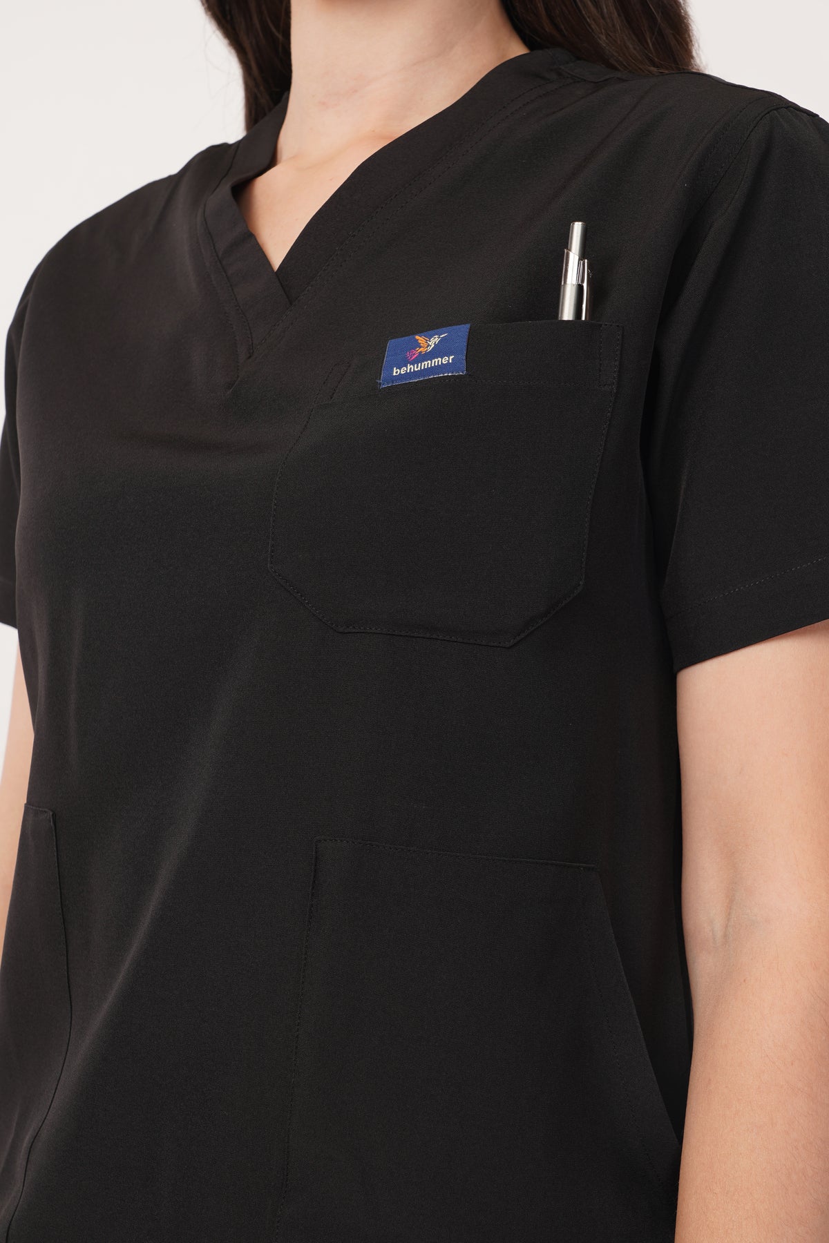 Nova (Stretch) Women's Scrubs -Black