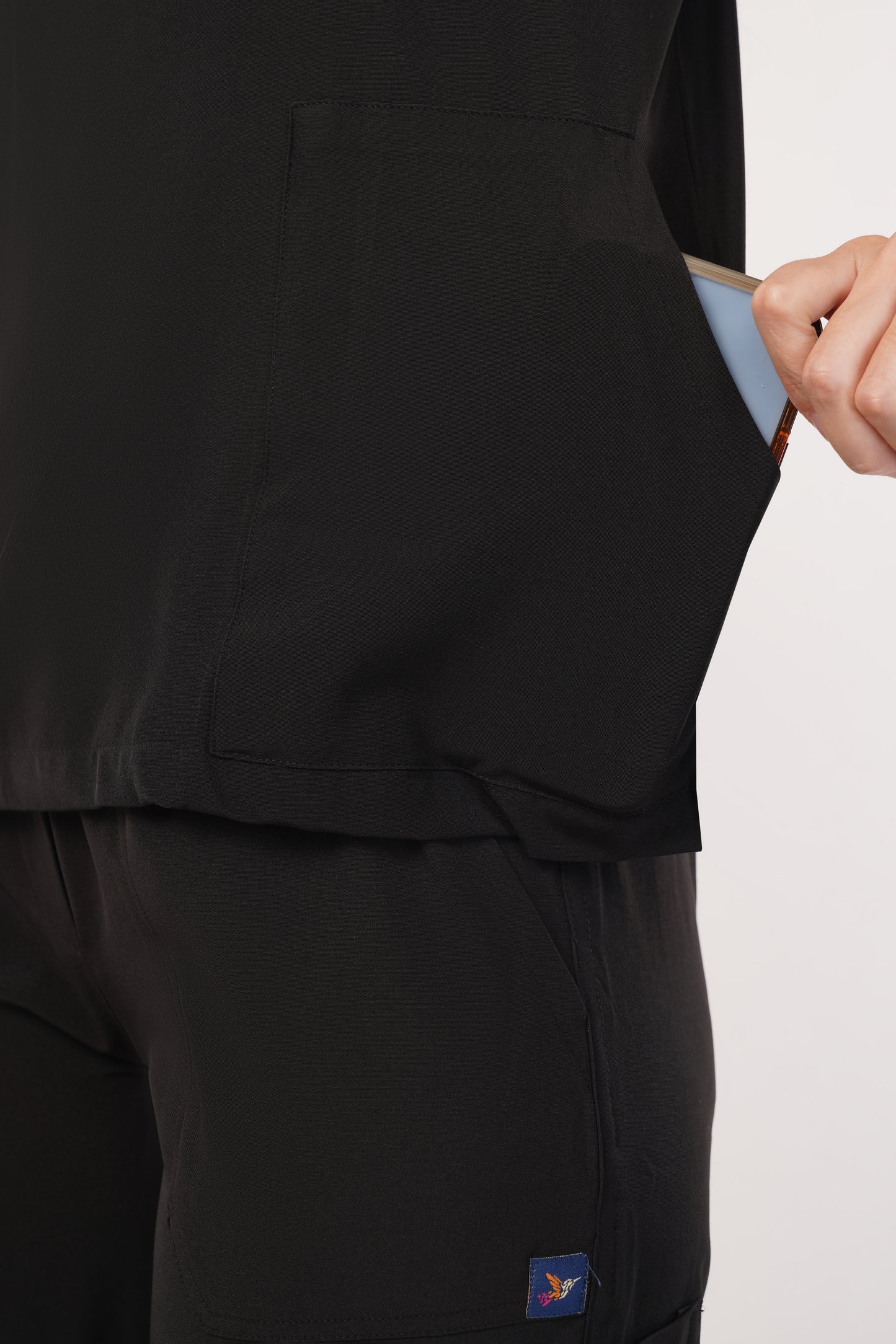 Nova (Stretch) Women's Scrubs -Black