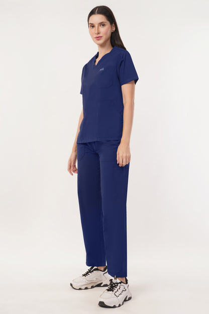 Smart Women's Scrubs - Navy Blue