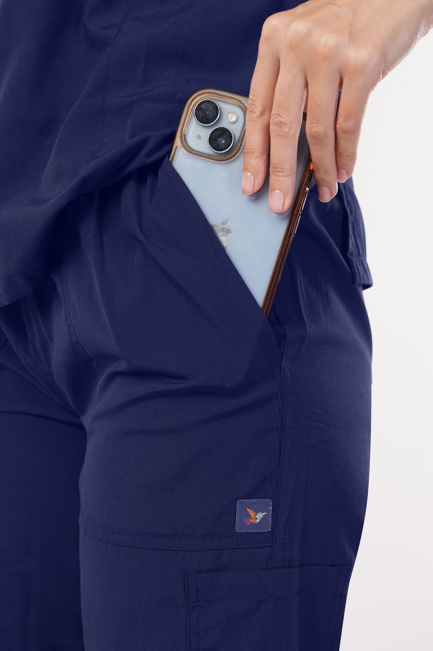 Smart Women's Scrubs - Navy Blue