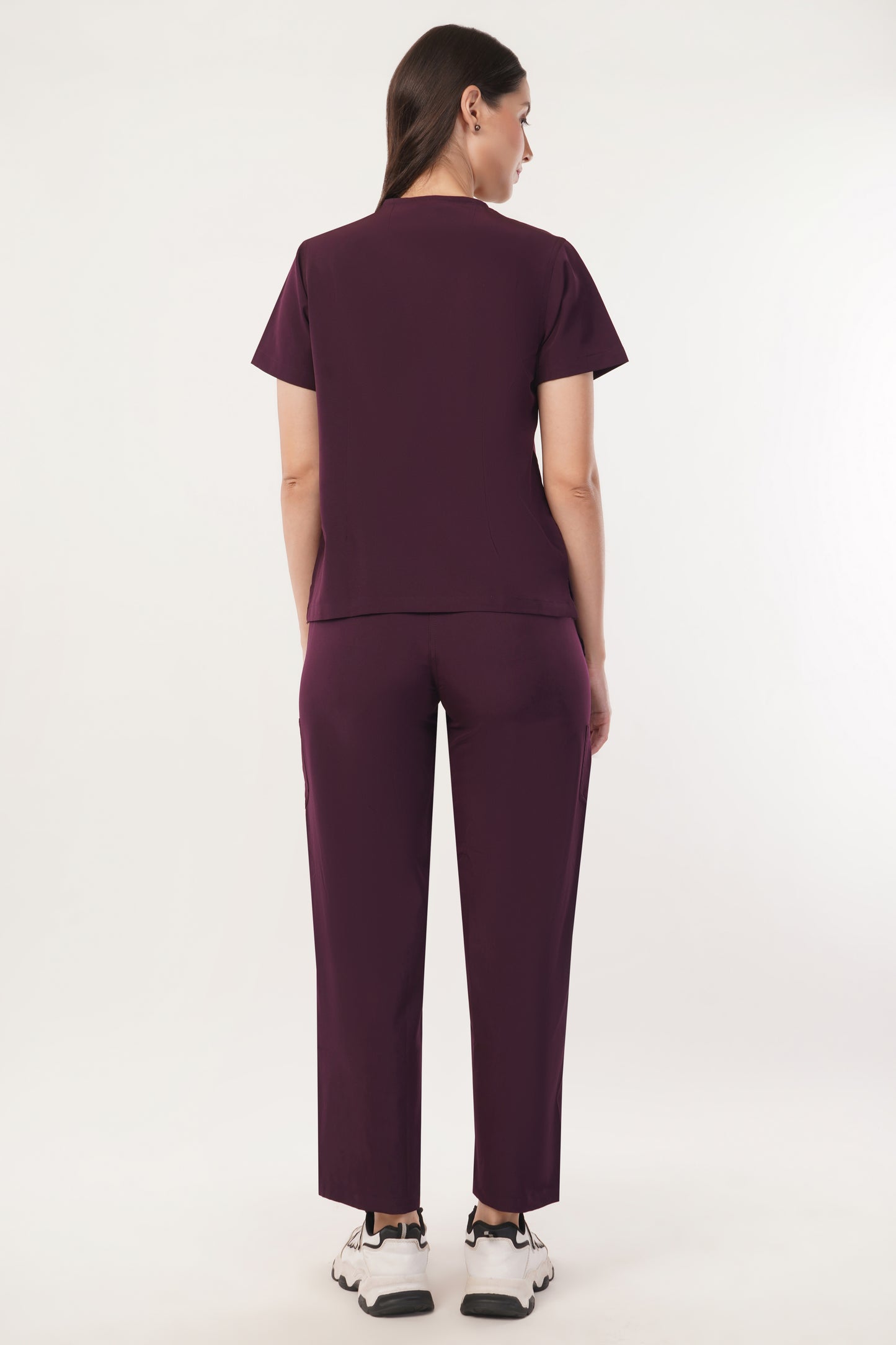 Nova (Stretch) Women's Scrubs Wine Maroon