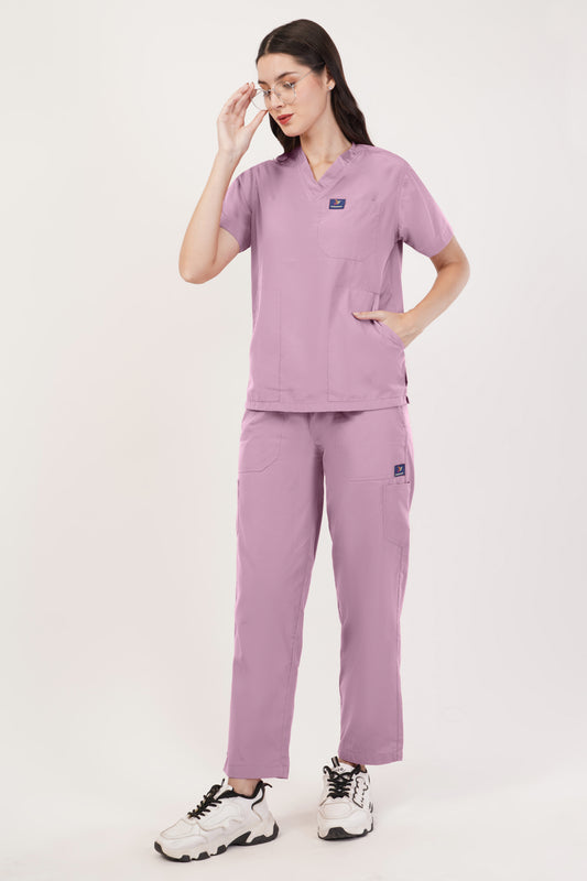 Smart Women's Scrubs - Lavender