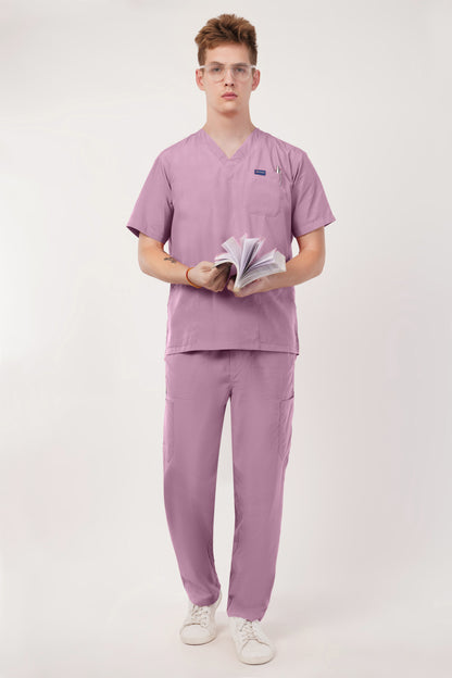 Smart Men's Scrubs - Lavender